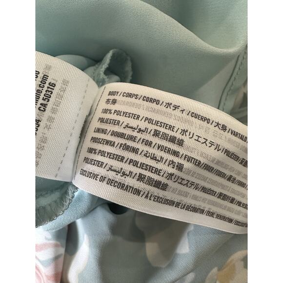 NWT Abercrombie & Fitch Cowl Neck Slip Maxi Dress Satin Floral Women's Size XL - Picture 10 of 16